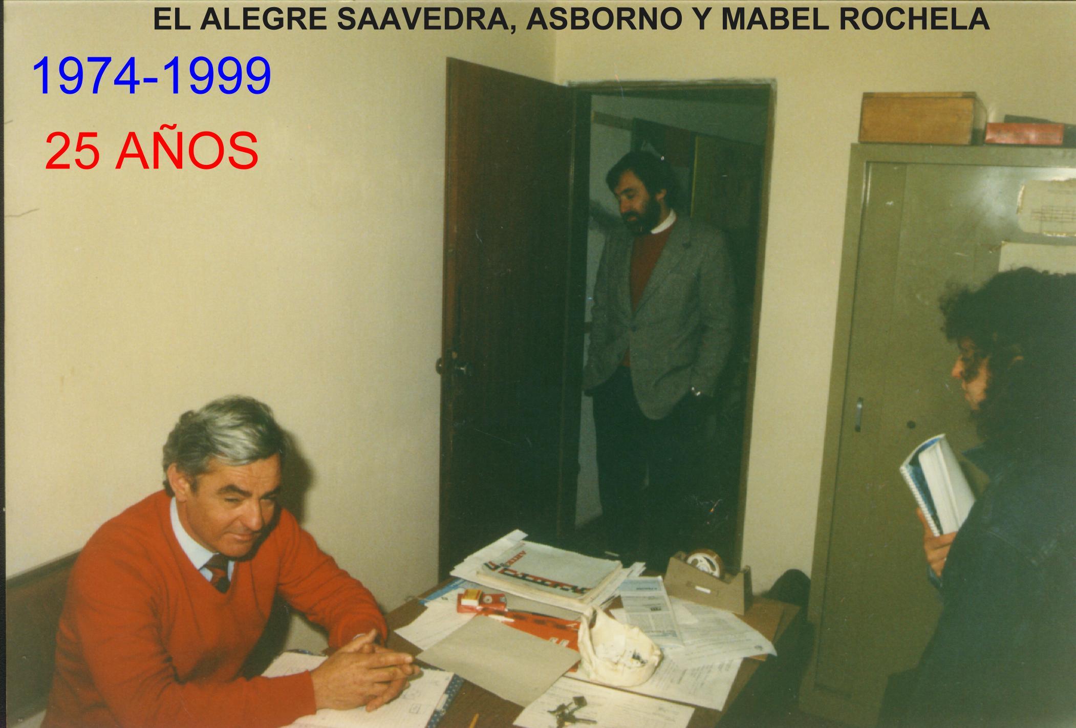 El alegre Saavedra Asborno y Mabel Rochela